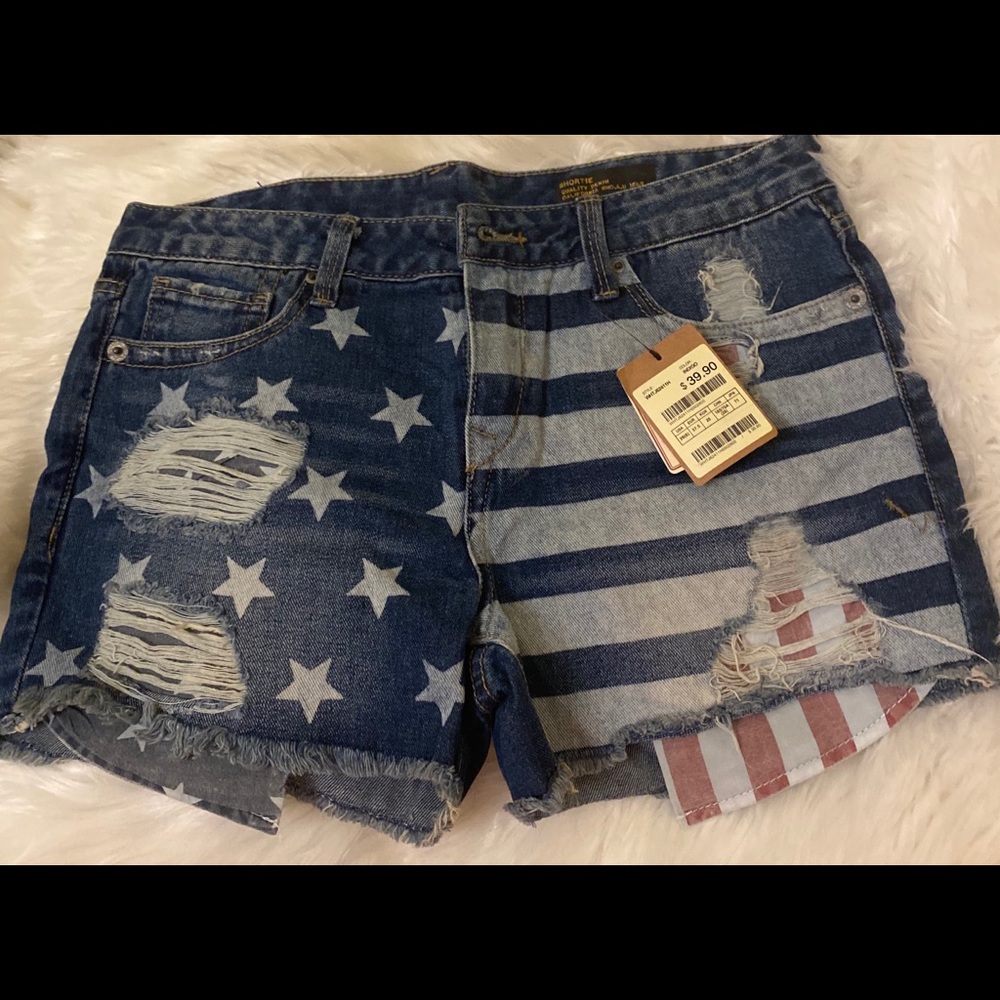 American Flag Shorts